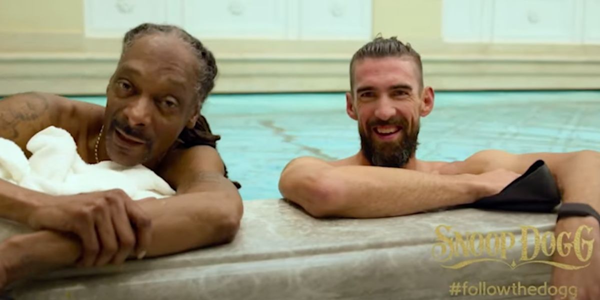 Michael Phelps Teaches Snoop Dogg How To Swim K ROCK 95.5